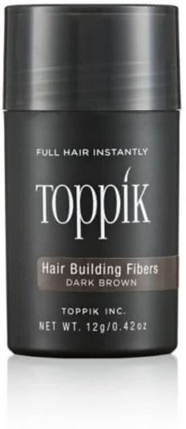 Toppik - Hair Building Fibers - 12 gram - Kastanjebruin