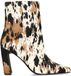 Sacha - Dames - Cow print enkellaarsjes met hak - Maat 39