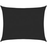 DESIGN IN Ice: Voile D'Ombrage Rectangulaire Noir 6x8 M