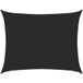 DESIGN IN Ice: Voile D'Ombrage Rectangulaire Noir 6x8 M