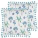 Furn. Chamae Gevuld Kussen met Gebloemd Polyester - Twin Pack