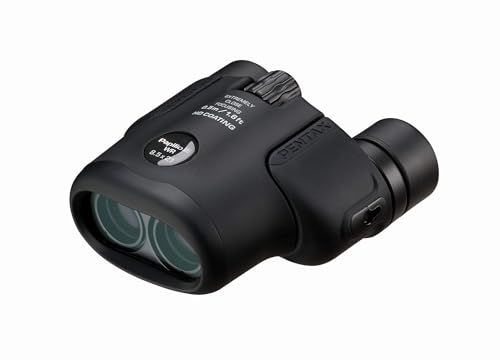 Pentax Papilio III Verrekijker, 8,5 x 21 weerbestendig, Zwart, 50 cm dichtbij scherpstelling, spatwaterdicht, Museum, Buiten, Natuur, Live Sport, HD-coating