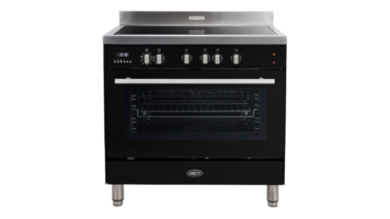 Boretti Milano zwart, roestvrijstaal