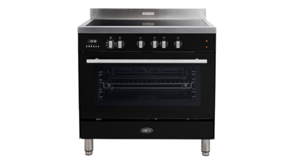 Boretti Milano zwart, roestvrijstaal