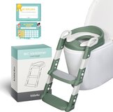 Kids4u® - WC Verkleiner met Trapje - Groen/Grijs - Met Beloningssysteem