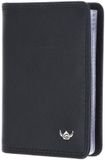 Golden Head Leren kaarthoes Polo RFID Protect Kartenetui 4431 Schwarz zwart