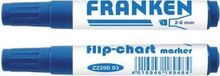 FRANKEN Flipchart marker, 2-6 mm, blauw