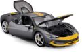 Ferrari 296 GTB Assetto Fiorano - 1:18 - Bburago - Geel/Grijs