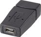Renkforce RF-4297185 Adaptateur USB vers Micro USB Noir