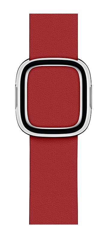 Apple Watch Modern Buckle Band - Red Leather - 38mm/40mm/41mm