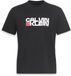 Calvin Klein Jeans Heren T-shirt met Ronde Hals en Korte Mouwen - Katoen - Zwart - XXL