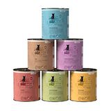 catz finefood Feinkost Kattenvoer, nat multipack, variëteiten mixpakket 1 met gevogelte, kalf, haring, wild, zalm, lam, konijn, 6 x 800 g blikjes