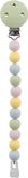 Nattou SILICONE Fopspeenketting - 21 cm - Multi Groen