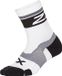 2XU Chaussettes de compression Vectr Cushion Crew Nylon Blanc/noir Taille M