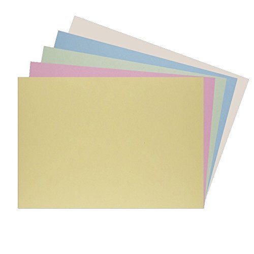 House of Card & Paper House of Card & Papier GSM Gekleurd Papier Assorted Pastel Kleuren (Pack van 250 vellen)