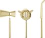 Bloomingville Cocktailbarset Goud Roestvrij staal Set van 3