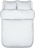 Marc O'Polo Classic Fine Stripe Dekbedovertrek Denim blue - Tweepersoons – 200x200/220 cm