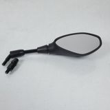 RMS SPO moto scooter Rétroviseur droit RMS pour Deux Roues M10 pas 125 inversé Neuf Noir
