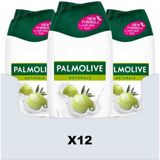 Palmolive Naturals Douchecrème Olive & Milk – 12x 250 ml – Met Vitamine E – Verzachtend & Hydraterend | Voordeelverpakking