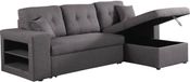 Habitat et Jardin Canapé d'angle convertible "Axel" - 3 places - Gris