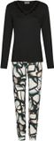 Pastunette Premium - Midnight Haze - Pyjama - Ecovero Viscose - Zwart - Maat 44