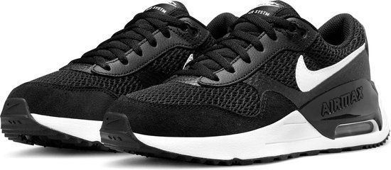 Nike Air Max Systm Sneakers Junior - zwart - wit - Maat 38.5