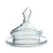 Suavinex Silicone Orthodontisch Medium flow flesspeen - Transparant