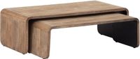 DTP Home Salontafel Evo Teakhout, Set van 2 stuks - Bruin