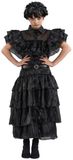 Chaks Wednesday kostuum voor dames | baljurk ravenbal zwart - Addams Family