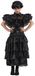 Chaks Wednesday kostuum voor dames | baljurk ravenbal zwart - Addams Family