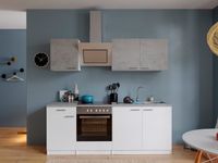 Respekta Malia kitchenette van beton, 210 cm