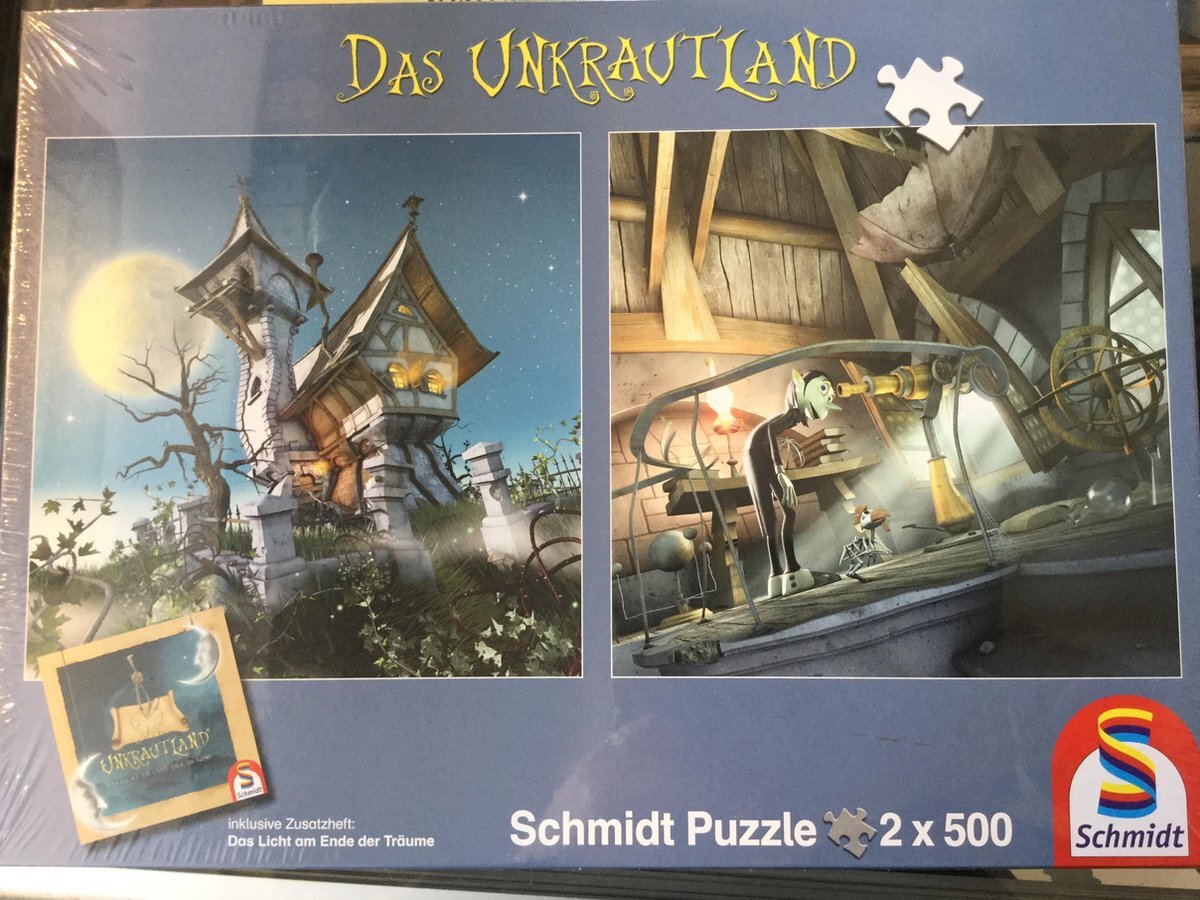 Schmidt Legpuzzel 2 x 500 stukjes - Unkrautland - De Toren & de Torenkamer - puzzel