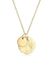 Elli - Halsketting - Dames Plaatje Munten Geo Organische Look in 925 Sterling Zilver - Dames