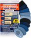 Jeans Reparatie Patches Opstrijkbaar, 10 Stuks, Blauw en Zwart, Denim