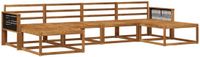 vidaXL - Bank loungeset - 6-delig - Naturel - Massief Acacia Hout