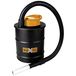 CAS aszuiger 600 W, 150 mbar, 12 l opvangbak, 100 cm metalen zuigslang (PVC-gecoat), aluminium zuigbuis, afwasbaar HEPA filter voor open haarden, pelletkachels, barbecues 68523
