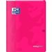 Oxford Easybook geniete notitieboek - 24 x 32 cm - 96 pagina's - Seyès - 90 g - Roze
