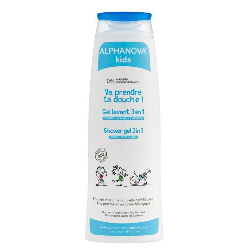 Alphanova Kids Shower Gel - 250 ML - Vegan - Hypo-allergeen