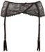 Cottelli Collection Zwart kanten jarretelgordel XXL - 4024144267989