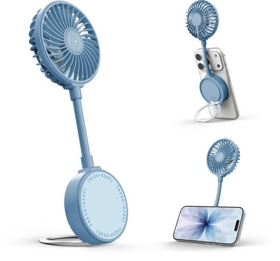 Fresh 'n Rebel Magnetic Fan Ventilator Bubbly Blue