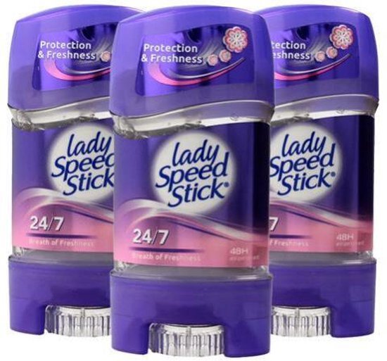 Lady Speed Stick Breath of Freshness Deodorant Vrouw 3 x 45g - Anti Transpirant - Anti Perspirant - 48 Uur Anti Zweet Deo Stick - Deodorant Rituals - Deodorants Bestseller USA