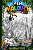 Mein Malbuch Tiere aus der Welt