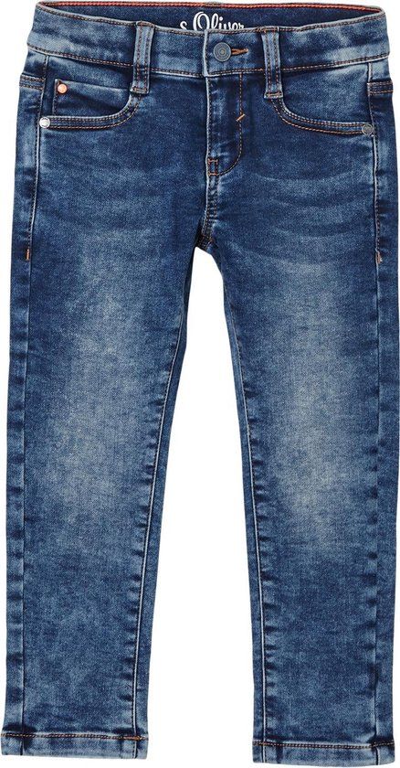 s.Oliver Jeans Jongens - Spijkerbroek - Stretch - Maat 92 - Blauw