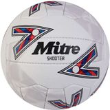 Mitre Netbal Shooter Wit Rood Blauw Maat 5
