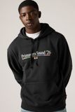 Levi's Sweat à capuche graphique coupe décontractée - Homme - 2XL - Noir / Primavera Sound 26 Jet Black