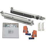 BLUM MOVENTO BLUMOTION S 760H laderails, 450mm vloermontage volledig uittrekbaar 40kg, 1 paar incl. koppeling en montagetoebehoren set