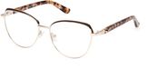 Guess GU2982 Shiny dark brown 53/15/140 Vrouwen Brilmonturen