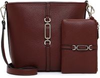 Emily & Noah Schoudertas E&N Lewe (65721) Dames Handtas Wine 690