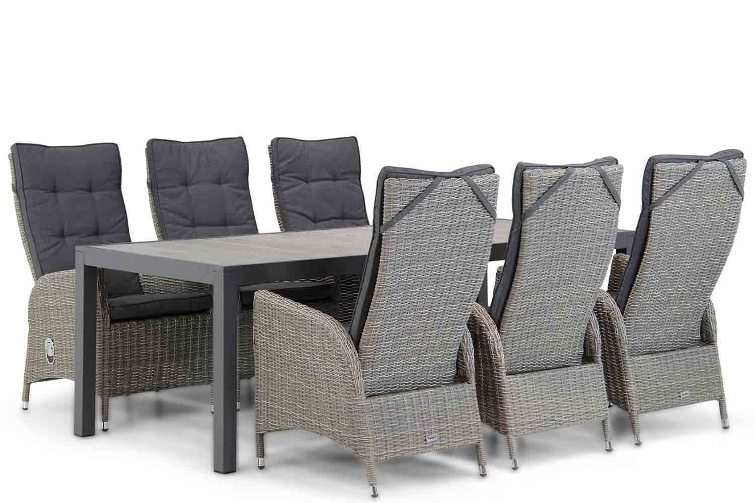 Garden Collections Lincoln/Residence 220 cm dining tuinset 7-delig