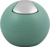 Spirella Badkamerprullenbak met Deksel – Kleine Prullenbak met Kantelend Deksel – Afvalbak Badkamer en Keuken – Lichtblauw – PEVA plastic
